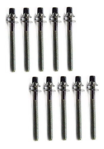 Parafuso De Afinação De Bateria Cromado Padrão 5,2mm C/10