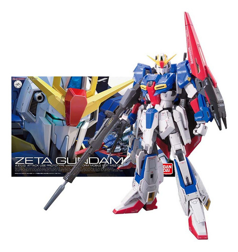 Robô Rg Zeta Gundam Transformável Model Kit Bandai Original