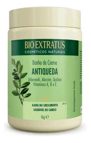 Banho De Creme Jaborandi Antiqueda Bio Extratus 1kg