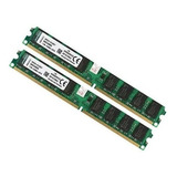 Kit 2 Memorias Kingston Ddr2 2gb 800mhz Desktop Pc Barata