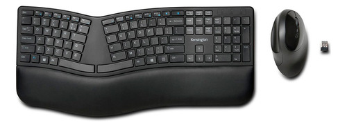 Combo Teclado/mouse Pro Fit Ergo Inalambrico - Kensington Color Del Teclado Negro