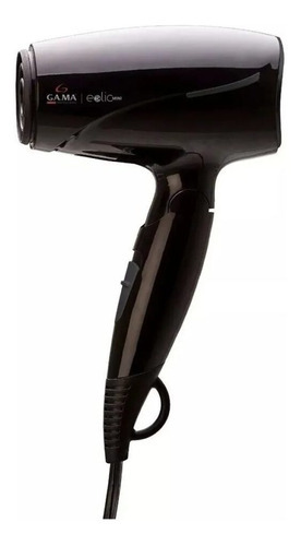 Gama Secador De Pelo Mini Gama Compacto 1600w Color Negro