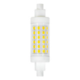 Lâmpada Led Palito 6w 127v R7s Branco Quente 78mm