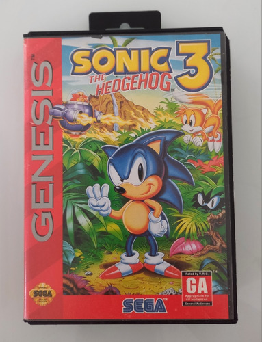 Cartucho Sonic 3 Original Do Mega Drive Ótimo Estado Confira