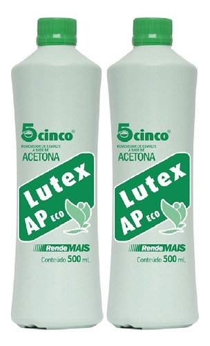  Remov. Lutex Ap Eco Cinco - Kit Com 2 Und - Maravilhoso