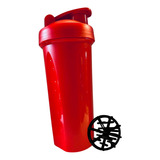 Shaker Vaso Para Batidos Proteina Varios Rojo 600ml 