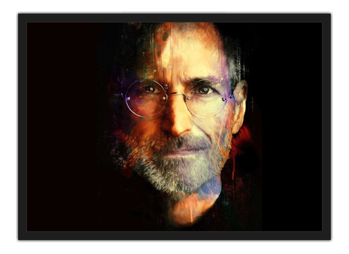 Quadro Decorativo Steve Jobs Apple Informatica Gm4