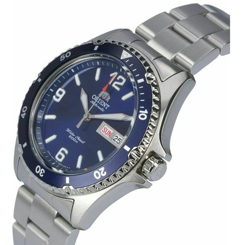 Reloj Orient Automatico Mako Ii Faa02002d Driver Blue 200mts