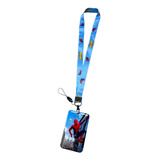 Porta Sube Spiderman Hombre Araña Colgante Tarjeta Funda Lo+