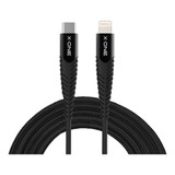 Cable Usb-c A Lightning 1m X-one Para iPhone X 11 12 13 iPad