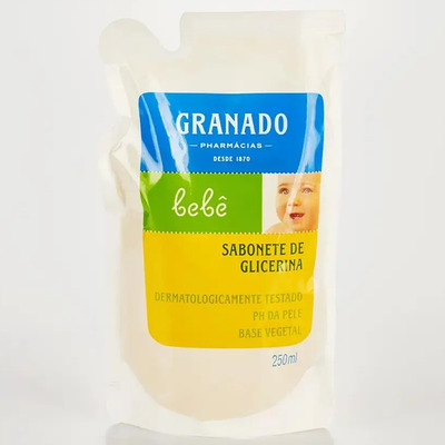 Sabonete líquido Bebê tradicional refil 250mL Granado | MercadoLivre