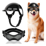 Slowton Casco Y Gafas Para Perros Medianos Protección Uv De