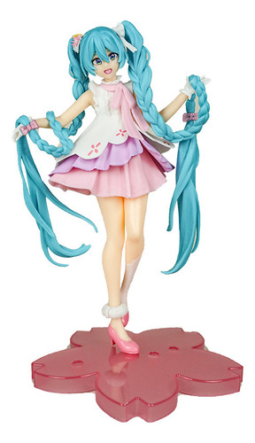 Figura Anime Miku Hatsune Modelo 2d De Muñeca