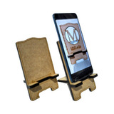 Kit 10 Porta Celular Suporte Para Celular De Mesa Mdf 6mm