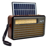Parlante Radio Retro Nisuta Nsrv22s Bluetooth Fm/am Solar *