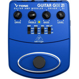 Pedal Behringer Guitarra Simulador De Amplificador Gdi21 Cor Azul