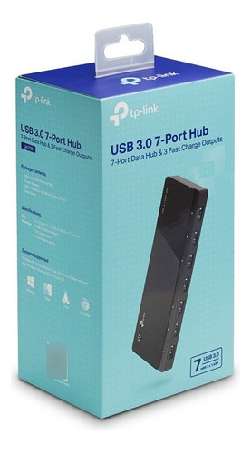 Hub Usb 3.0 De 7 Portas Tp-link Uh700 Com Fonte Ext + Nfe