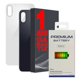 Tampa Para iPhone X A1865 A1901 A1902 Vidro Fundo + Battria!