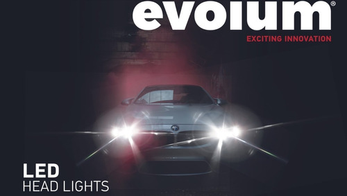 Kit Focos Led Evolum Barracuda Auto 11,000lm Hiperled