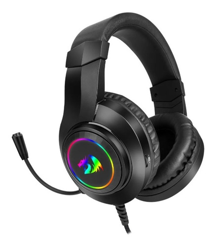 Headset Gamer Redragon Hylas - P3, Usb Preto - H260rgb