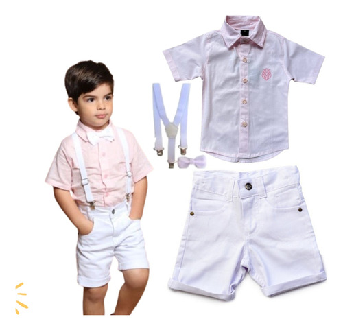 Roupa Social Menino Infantil - Criança Aniversario - Evento