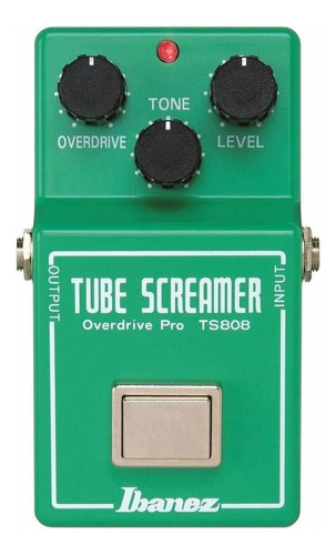 Pedal Ibanez Tube Screamer Ts808 Overdrive Pro Made In Japan