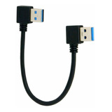 Cable De Extension Usb 3.0 Macho A Macho | Negro / Recto