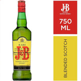 Whisky J&b Jyb Rare Justerini & Brooks Blended Scotch 750ml