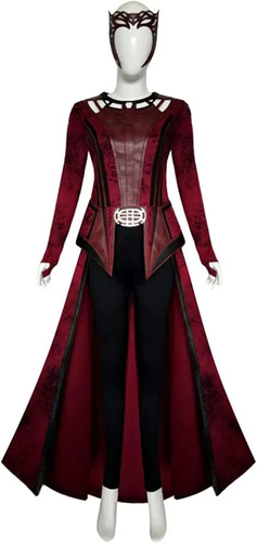 Disfraz De Wanda Maximoff Wandavision Bruja Escarlata Scarlet Witch Avengers Doctor Dr Dr. Strange Para Damas Mujer Envio Gratis
