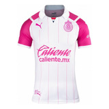 Playera Jersey Deportiva De Chivas Pink 2022