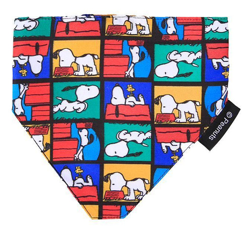 Bandana Pet Para Cachorro Snoopy Quadrinho G,gg Zooz Pets