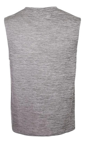 Musculosa Topper Básica Hombre Trng Gris Melange Medio