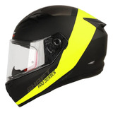 Casco Moto Optical Amarillo Neon L Certificado Sh545 Shaft