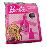 Piloto De Lluvia Infantil Barbie  Art 20122 Wabro Lanus