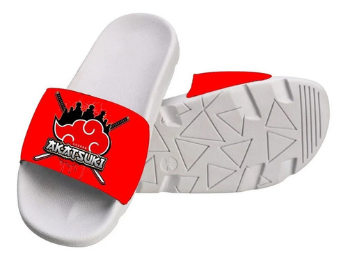 Chinelo Slide Naruto Akatsuki Anime Promoção