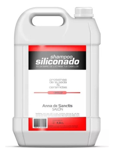 Shampoo Olio Anna De Sanctis Por 5 Litros Para Peluquería