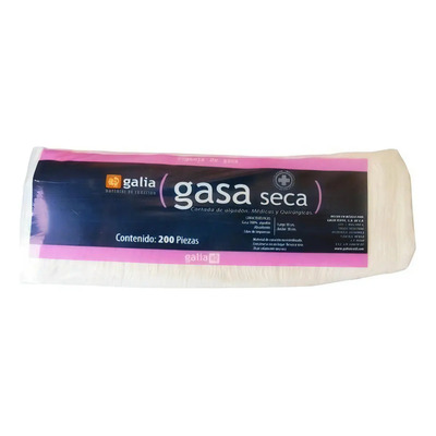 Gasa No Estéril Galia 10x10cm 12 Capas Tipo Vii Paquete 200u | MercadoLibre