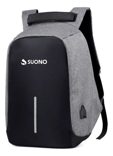 Mochila Antirrobo Suono Puerto Usb Notebook Impermeable.