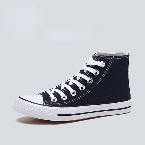 Zapatilla Hombre Urbana  De lona Casual Caña Alta Clasica  