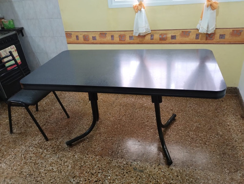 Mesa De Formica Base De Caño Con 6 Silla