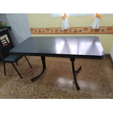 Mesa De Formica Base De Caño Con 6 Silla