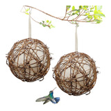 Juego De 2 Casas De Nido De Colibríes, Colibríes