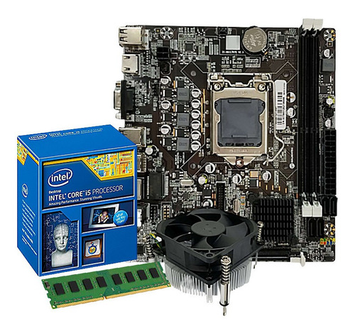 Kit I5 2400 + Placa Mãe H61  + 8gb Ddr3 1600mhz + Nfe