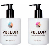 Vellum Reestructurante Capilar Keratina + Colageno 300ml X2