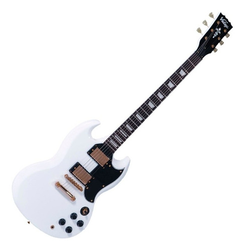 Guitarra Vintage Vs6 Reissued - Sg Arctic White