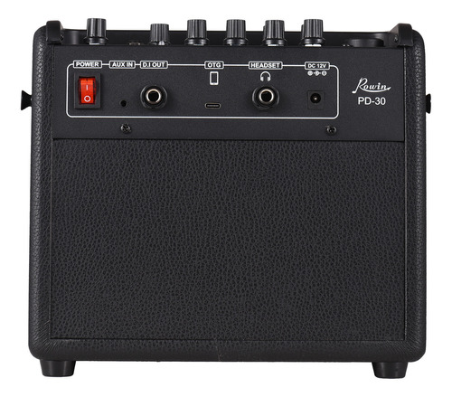 Amplificador Sound Otg Con Guitarra Rowin 30w Eléctrico Port