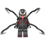 Riot Vilão Venom Homem Aranha Vingadores Boneco Blocos