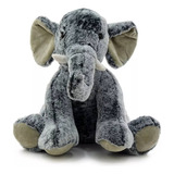 Elefante De Peluche Forma Real Original Importado Cute