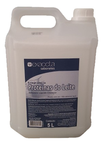 Sabonete Liquido Cremoso Proteínas Do Leite Exccta 5 Litros