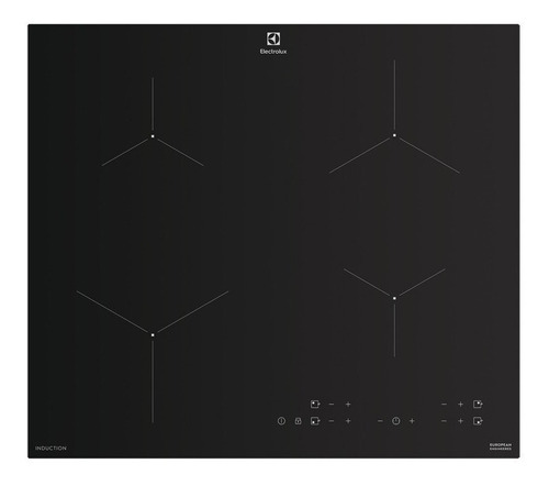 Cubierta Empotrable De Inducción 4 Zonas Electrolux Etii60f7 Color Negro 220v